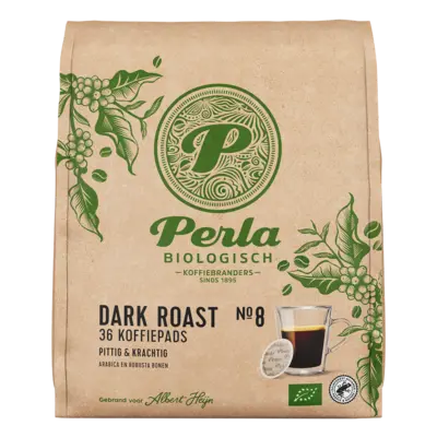 pdp-image-Perla Biologisch Dark roast koffiepads