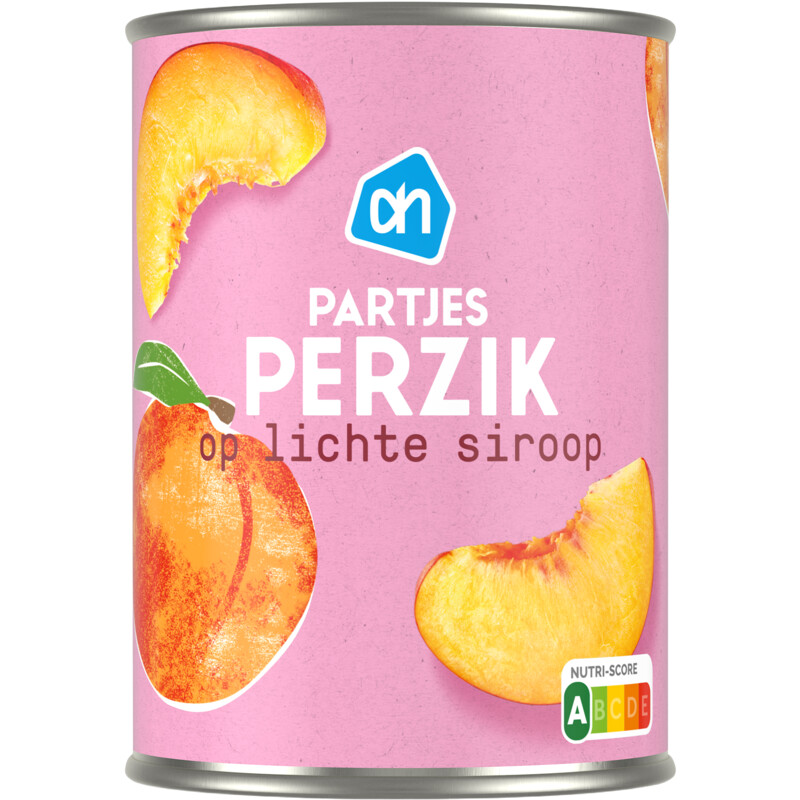 Een afbeelding van AH Partjes perzik op lichte siroop