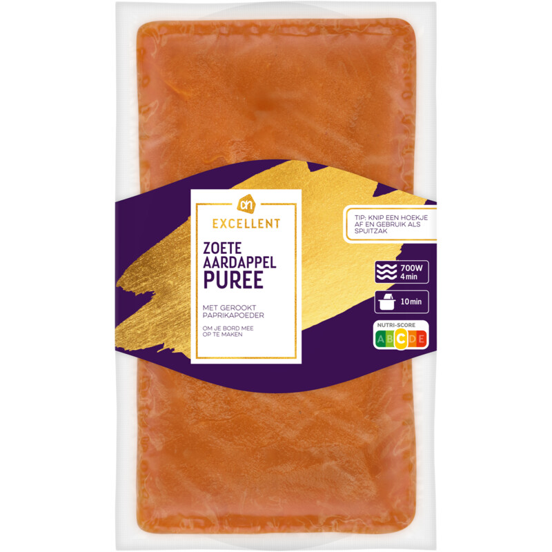 Een afbeelding van AH Excellent Zoete aardappelpuree gerookte paprika