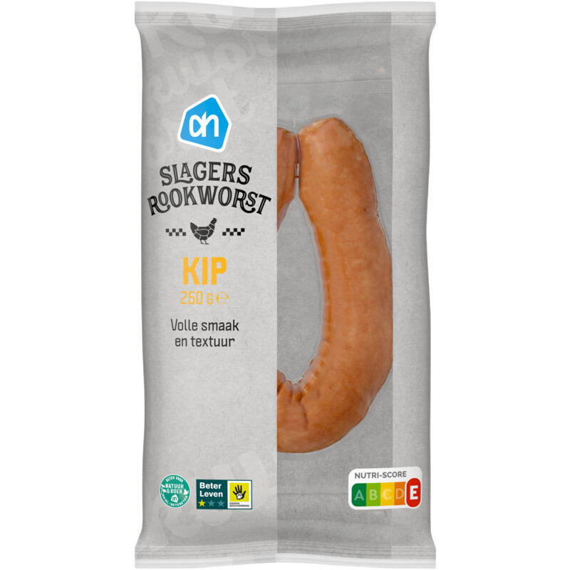 Een afbeelding van AH Slagersrookworst kip