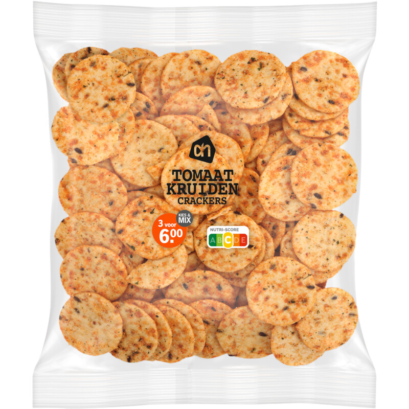 Een afbeelding van AH Tomaat kruiden crackers