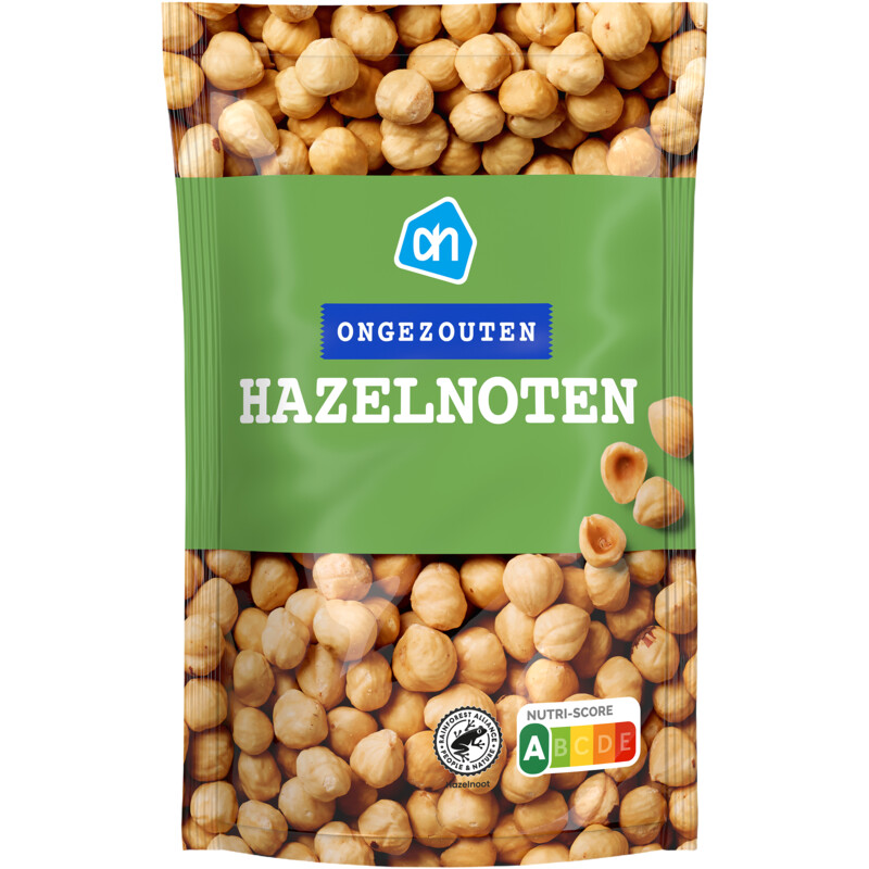 Een afbeelding van AH Ongezouten hazelnoten