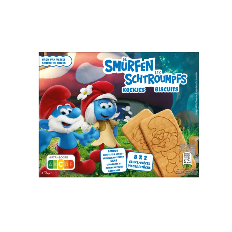 Jules Destrooper Smurfen koekjes