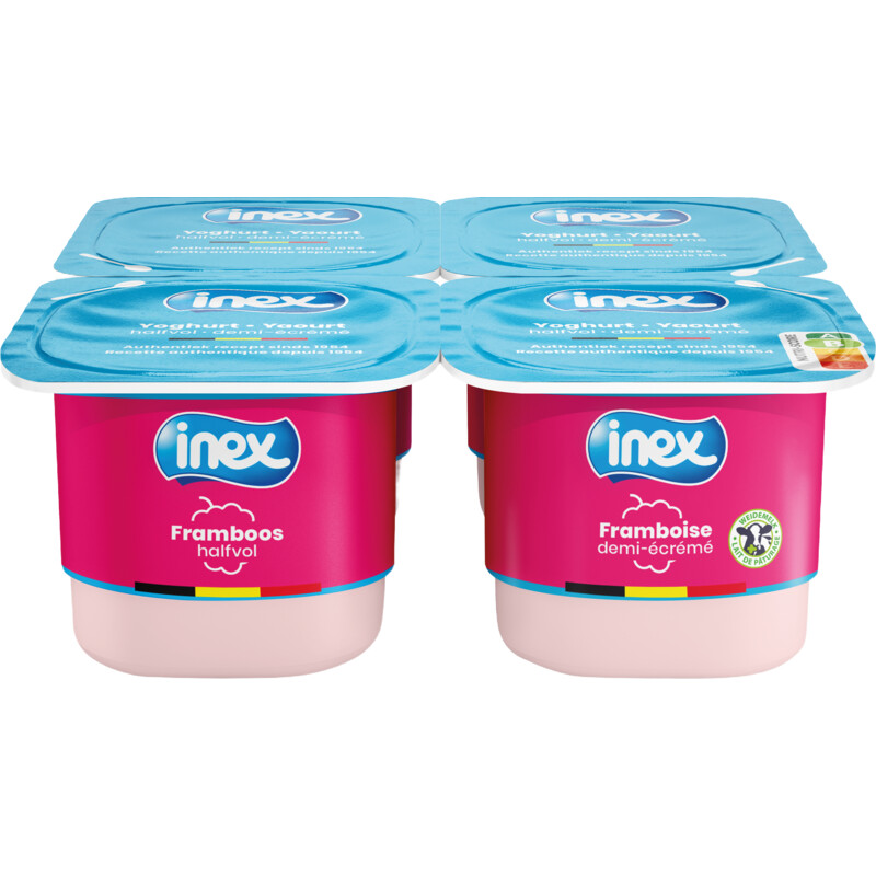 Een afbeelding van Inex Yoghurt framboos bel