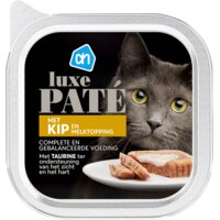 Een afbeelding van AH Luxe paté met kip en melktopping