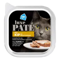 AH Luxe paté met kip en melktopping