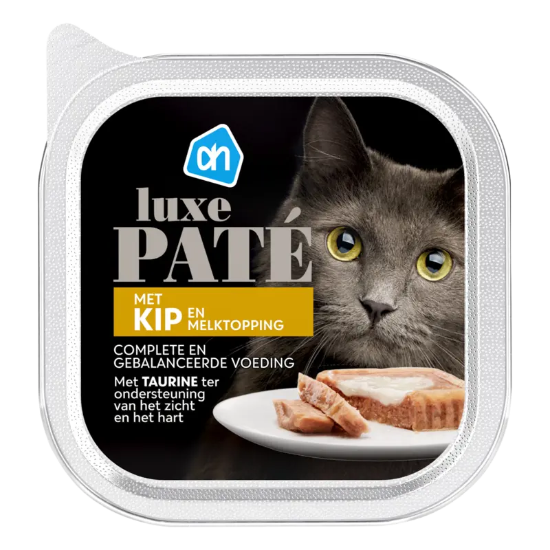 Luxe paté met kip en melktopping