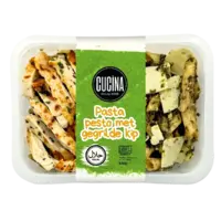 Cucina Pasta pesto met gegrilde kip