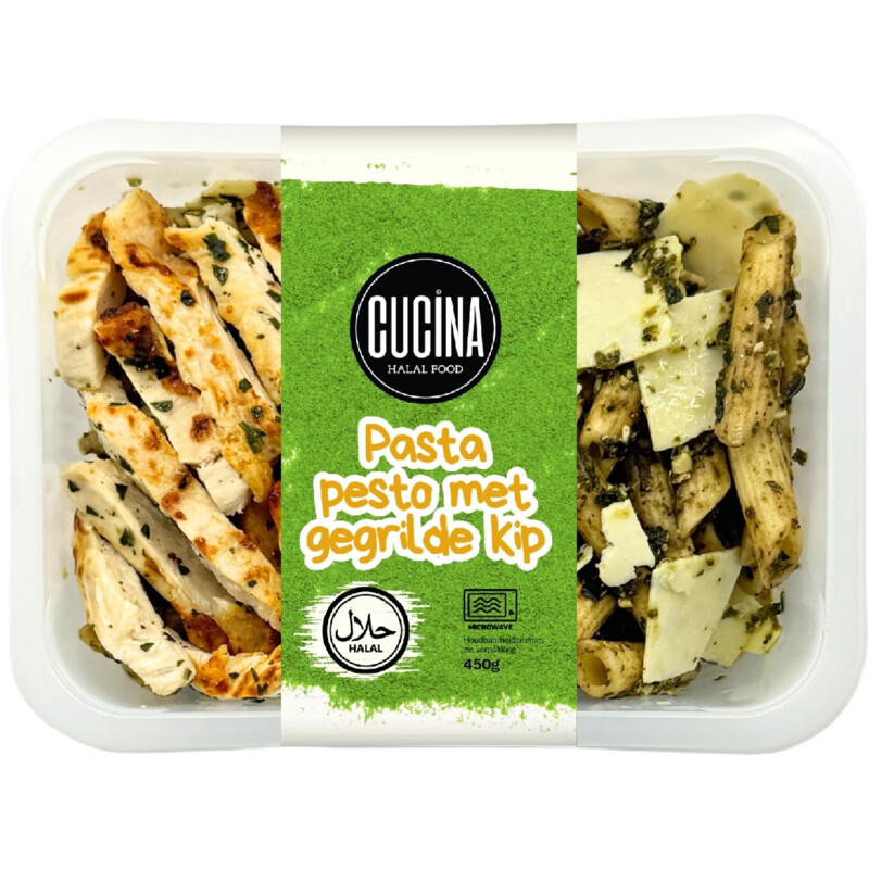 Een afbeelding van Cucina Pasta pesto met gegrilde kip