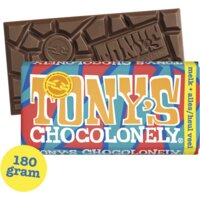 Een afbeelding van Tony's Chocolonely Reep melk + alles heul veel