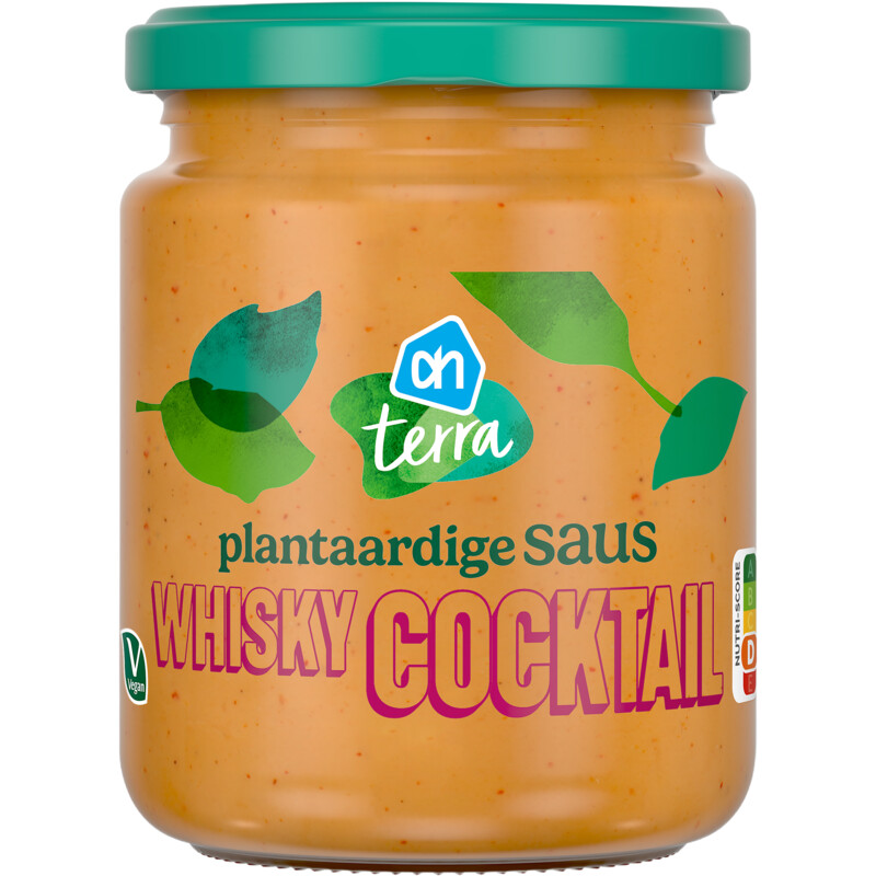 Een afbeelding van AH Terra Plantaardig saus whisky cocktail