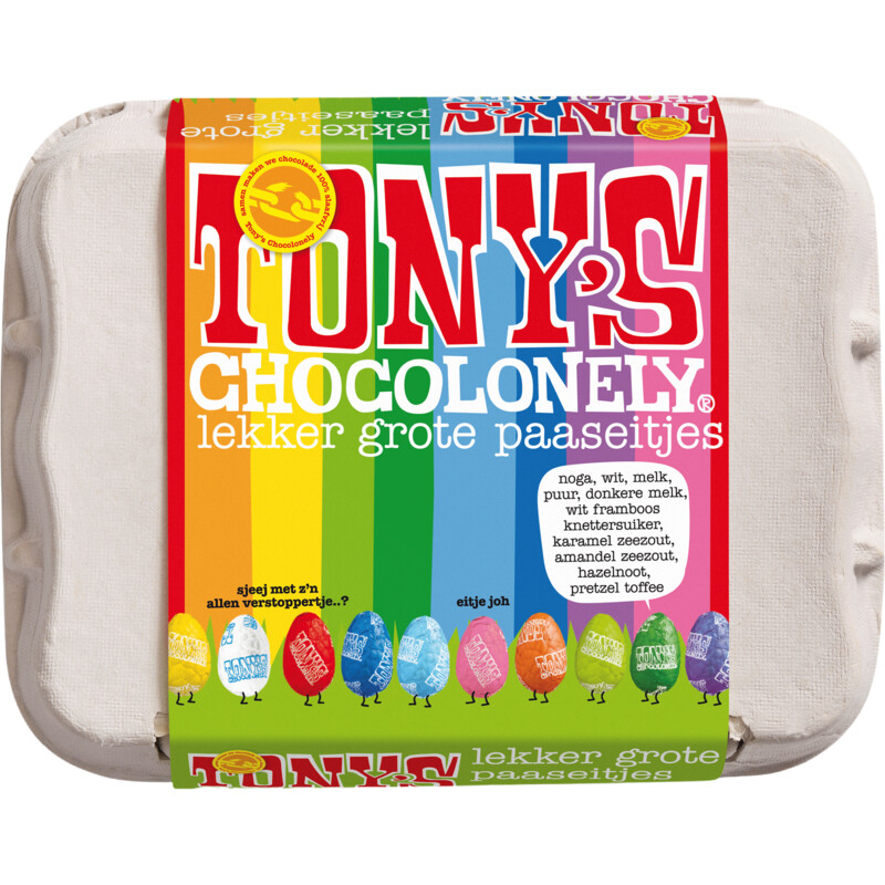 Een afbeelding van Tony's Chocolonely Lekker grote paaseitjes