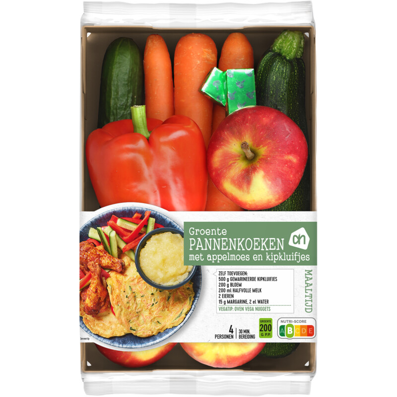 Een afbeelding van AH Groente pannenkoeken verspakket
