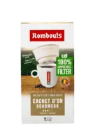 Rombouts Goudmerk one cup filter bel