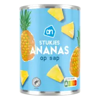 AH Stukjes ananas op sap