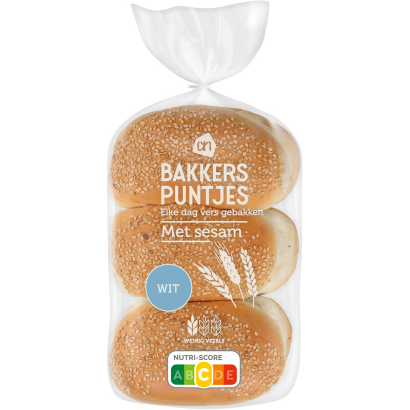 Een afbeelding van AH Bakkerspuntjes met sesam