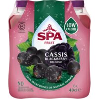 Een afbeelding van Spa Fruit cassis blackberry bruisend 6-pack