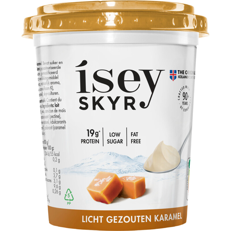Een afbeelding van Isey Skyr licht gezouten caramel