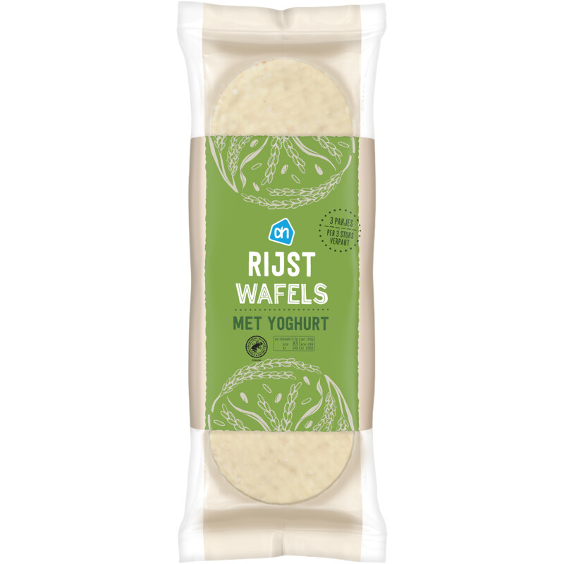 Een afbeelding van AH Rijstwafels yoghurt