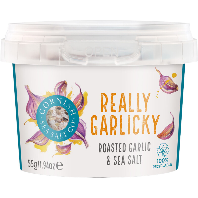 Een afbeelding van Cornish Sea Salt Co Really garlicky