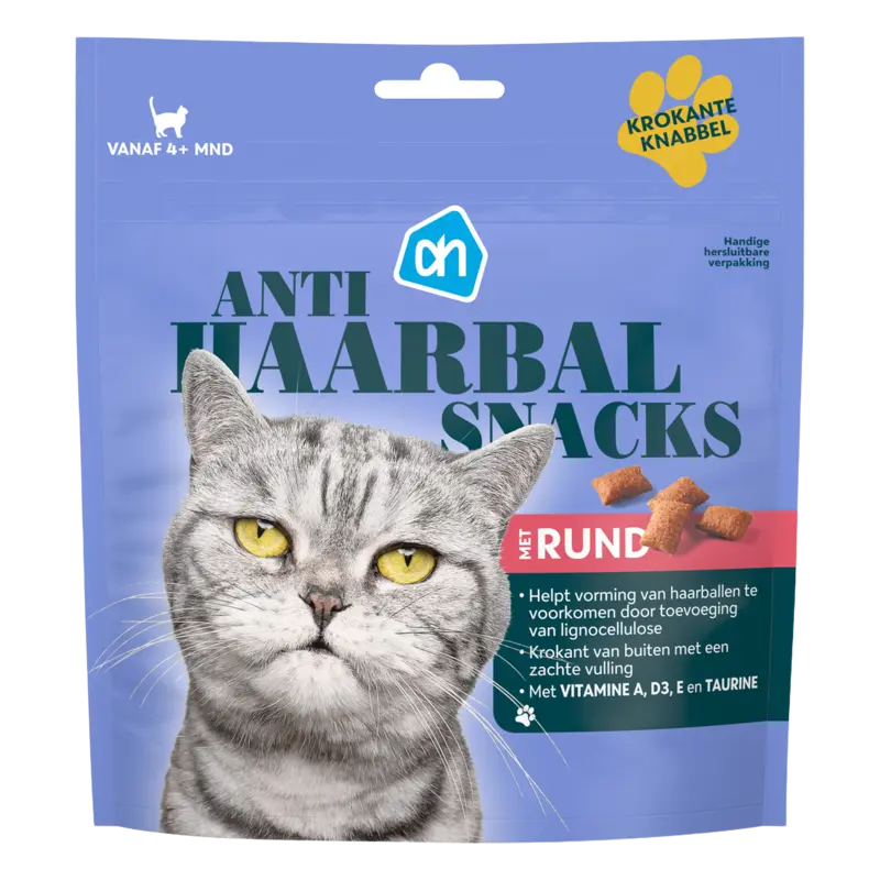 Anti haarbal snacks met rund