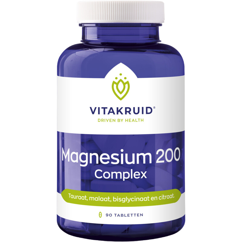 Een afbeelding van Vitakruid Magnesium 200 complex tabletten