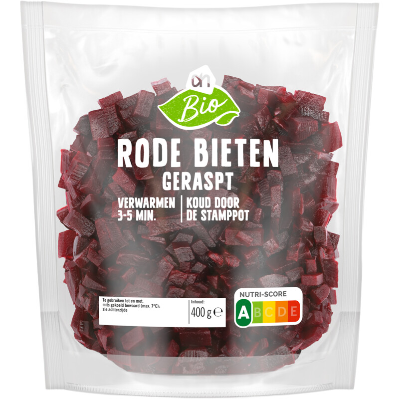 Een afbeelding van AH Biologisch Rode bieten geraspt