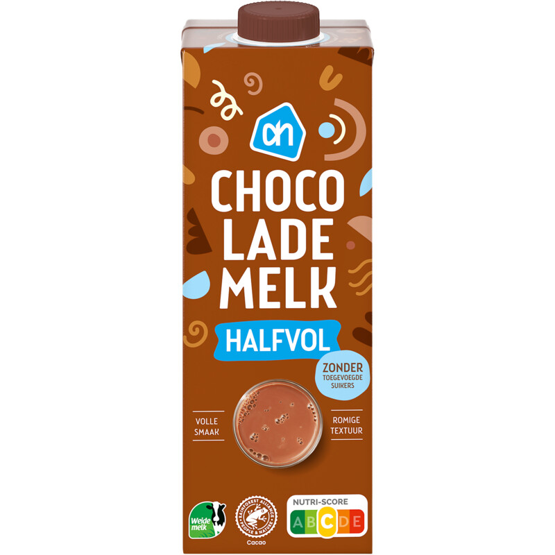 Een afbeelding van AH Chocolademelk zonder toegevoegde suiker