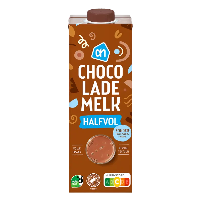 Chocolademelk zonder toegevoegde suiker