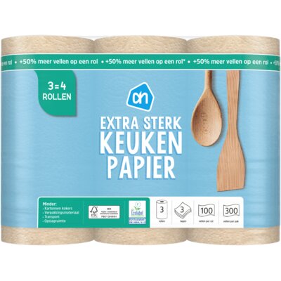 pdp-image-AH Keukenpapier extra sterk 3=4 rollen