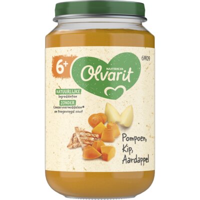 pdp-image-Olvarit Pompoen kip aardappel 6m+