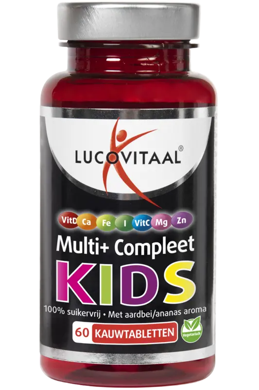 Lucovitaal Multi+ compleet kids kauwtablet