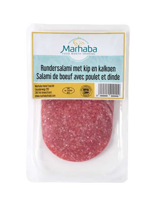 Rundersalami met kip en kalkoen