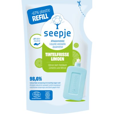 pdp-image-Seepje Afwasmiddel tintelfrisse limoen refill