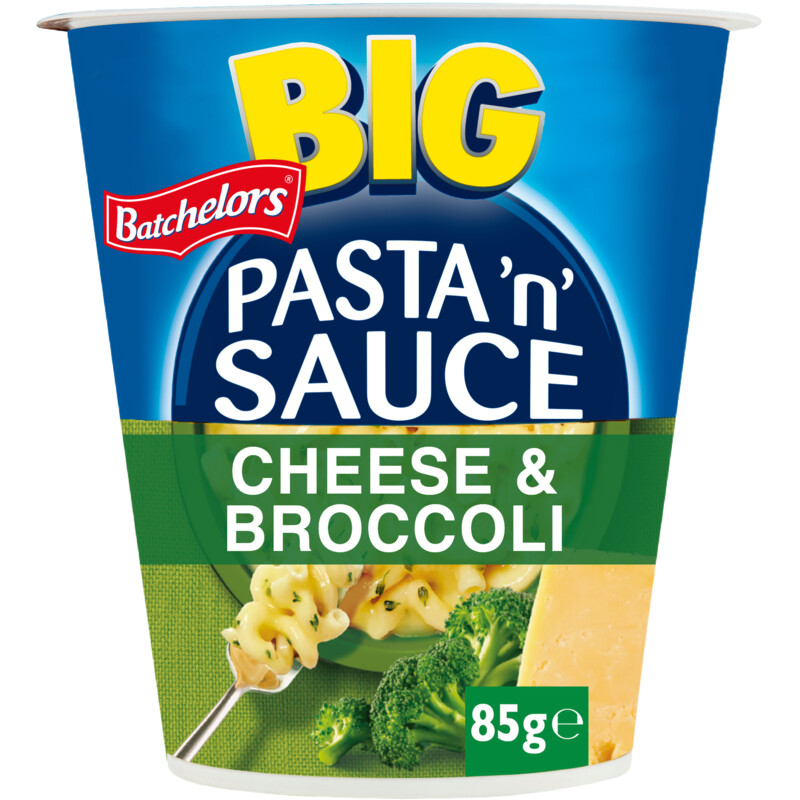 Een afbeelding van Batchelors Big pasta 'n' sauce cheese & broccoli
