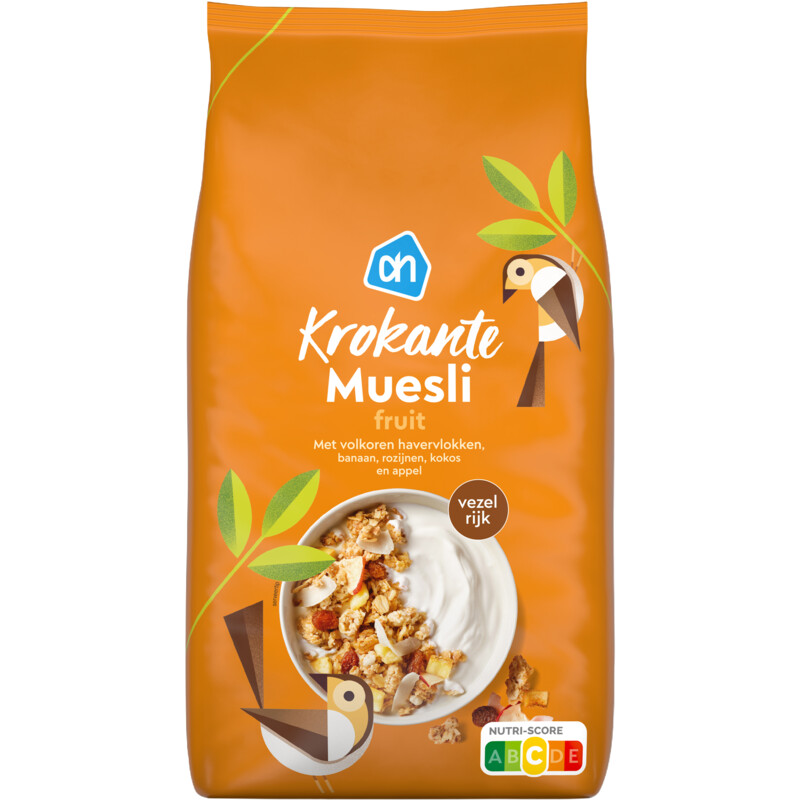 Een afbeelding van AH Krokante muesli fruit