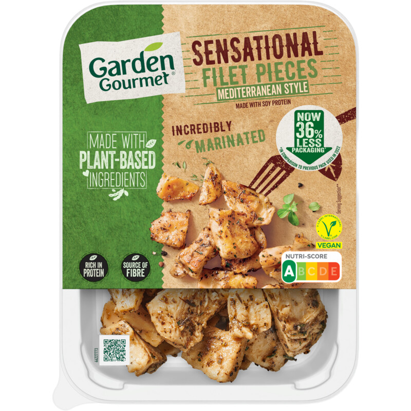 Een afbeelding van Garden Gourmet Sensational mediterraanse stukjes