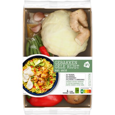 pdp-image-AH Gebakken gele rijst met saté verspakket