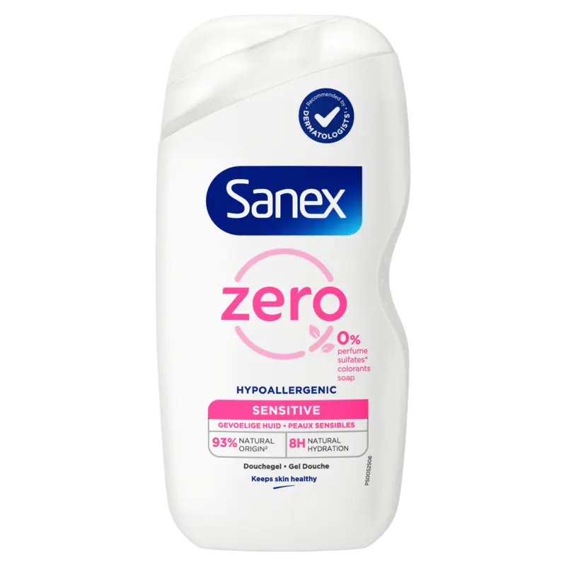 Zero% hypoallergenic douchegel