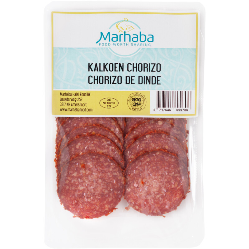 Een afbeelding van Marhaba Kalkoen chorizo