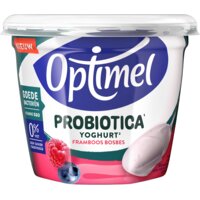 Een afbeelding van Optimel Probiotica yoghurt framboos bosbes