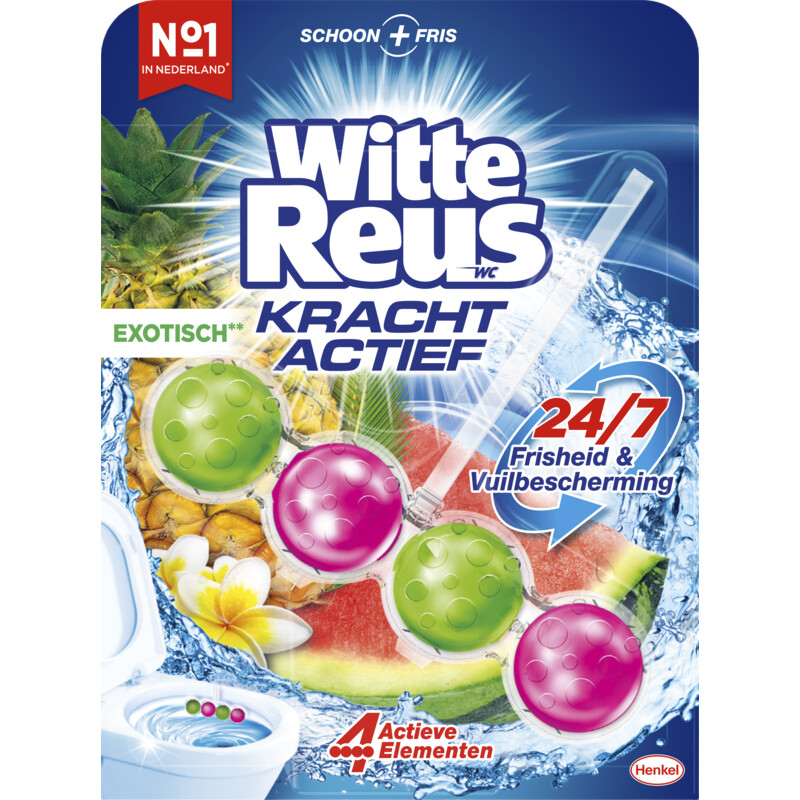Een afbeelding van Witte Reus Toiletblok kracht actief exotisch