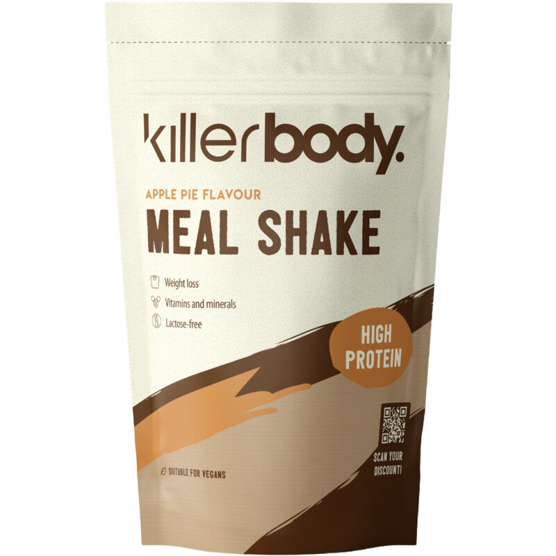 Een afbeelding van Killerbody Meal shake apple pie flavour