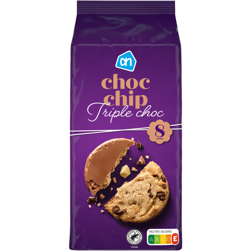 Een afbeelding van AH Chocchip triple choc