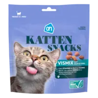 AH Kattensnacks vismix met zalm en forel