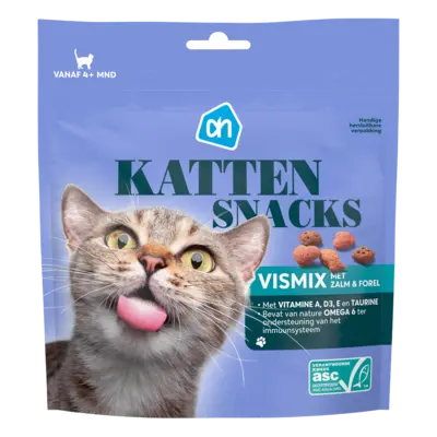 pdp-image-AH Kattensnacks vismix met zalm en forel