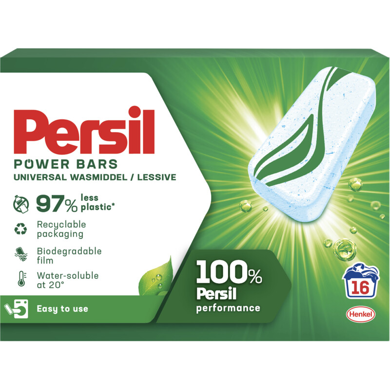 Een afbeelding van Persil Power bars wasmiddel universal