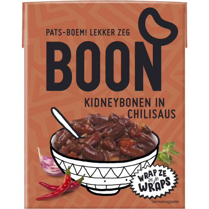 Een afbeelding van Boon Kidneybonen in chilisaus