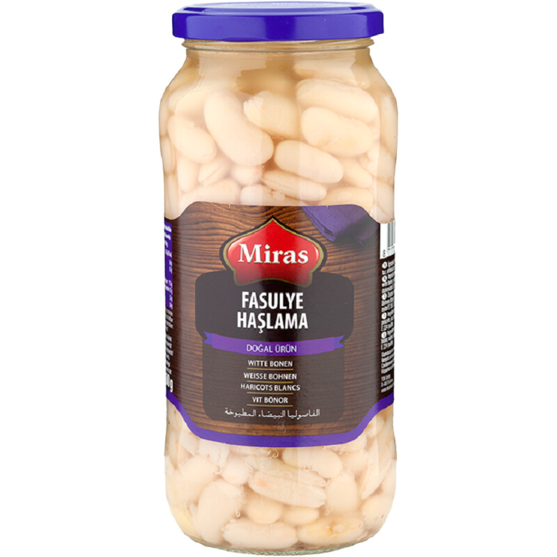 Een afbeelding van Miras Gekookte wite bonen