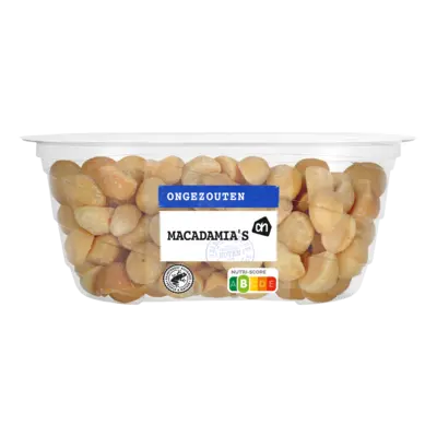 pdp-image-AH Ongezouten macadamia's geroosterd